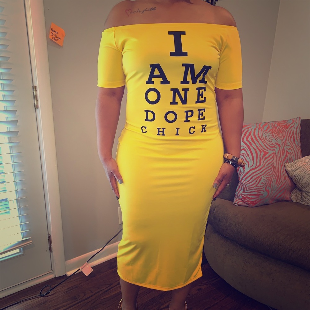 Yellow dress